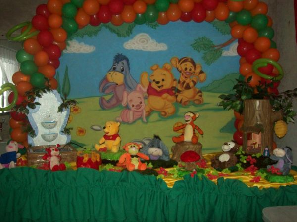 Decoração do Ursinho POOH Baby