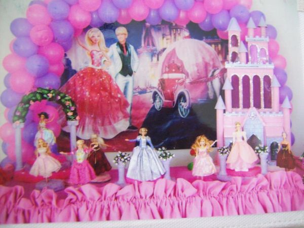 Decoração da Barbie Moda e Magia